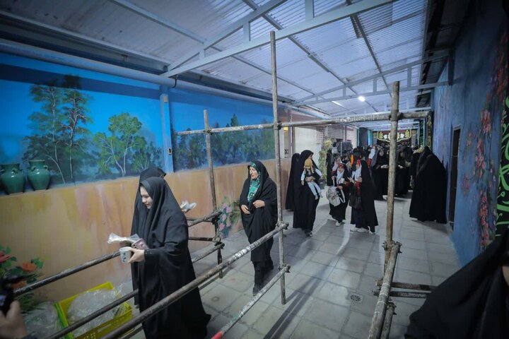 تصاویر/ مجلس روضه شهادت حضرت زهرا(س) در مصلای امام خمینی(ره) هشتگرد