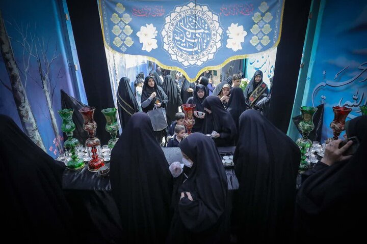 تصاویر/ مجلس روضه شهادت حضرت زهرا(س) در مصلای امام خمینی(ره) هشتگرد