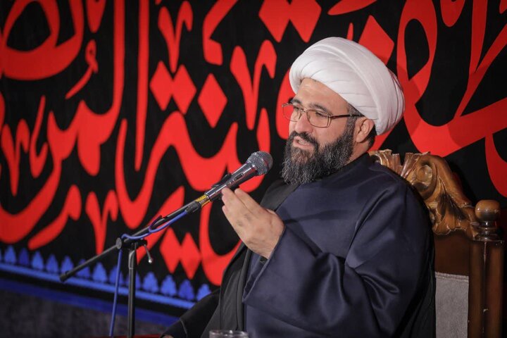 تصاویر/ مجلس روضه شهادت حضرت زهرا(س) در مصلای امام خمینی(ره) هشتگرد