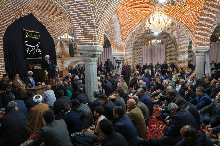 تصاویر |  هیئت عزاداری روستای میلان شهرستان اسکو