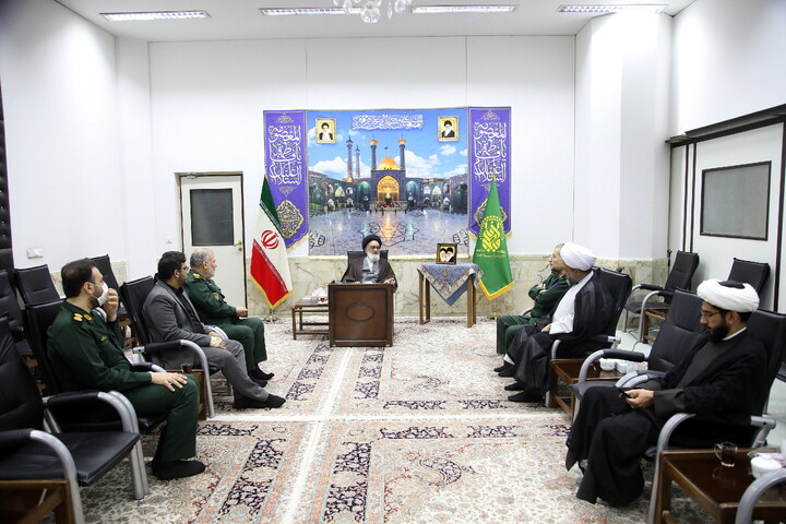 تصاویر/ دیدار رئیس سازمان بسیج مستضعفین با آیت الله سعیدی