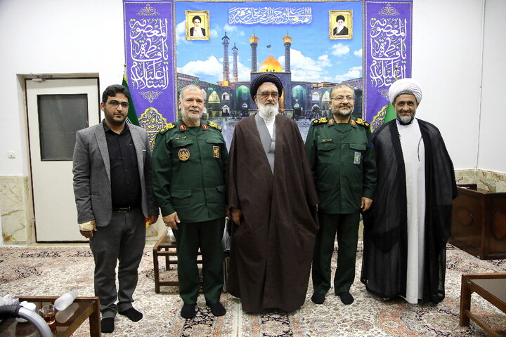 تصاویر/ دیدار رئیس سازمان بسیج مستضعفین با آیت الله سعیدی