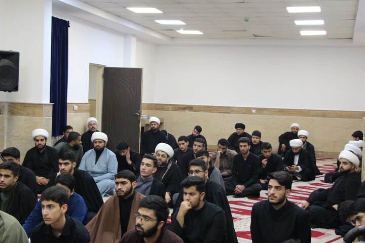 تصاویر/مراسم  عزاداری شهادت حضرت فاطمه زهرا (س) در مدرسه علمیه الغدیر اهواز