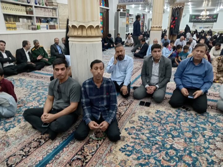 تصاویر/ استقبال از شهید گمنام در بندر ریگ