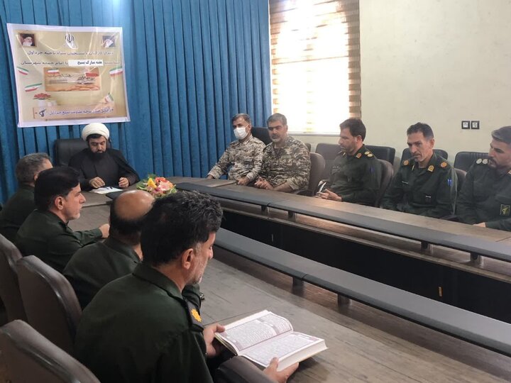 تصاویر/دیدار  فرمانده سپاه ناحیه شهرستان چرداول با امام جمعه این شهرستان