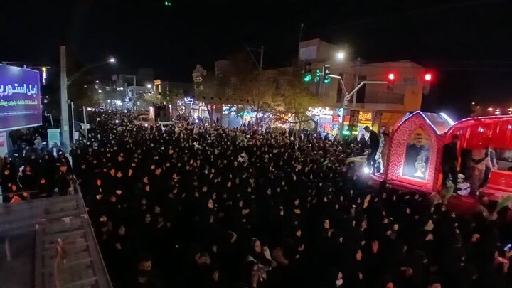 تصاویر/آیین استقبال مردم کاشان،از کاروان اهالی بهشت