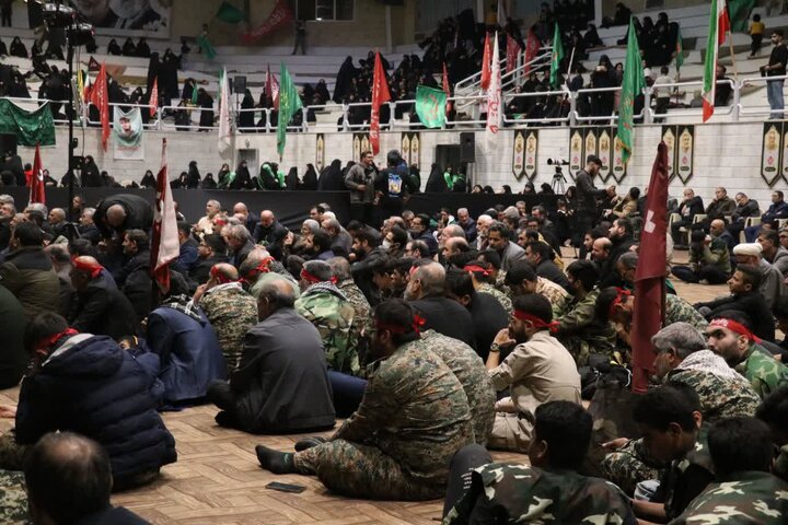 تصاویر/اجتماع بزرگ بسیجیان کاشان در آستانه هفته بسیج