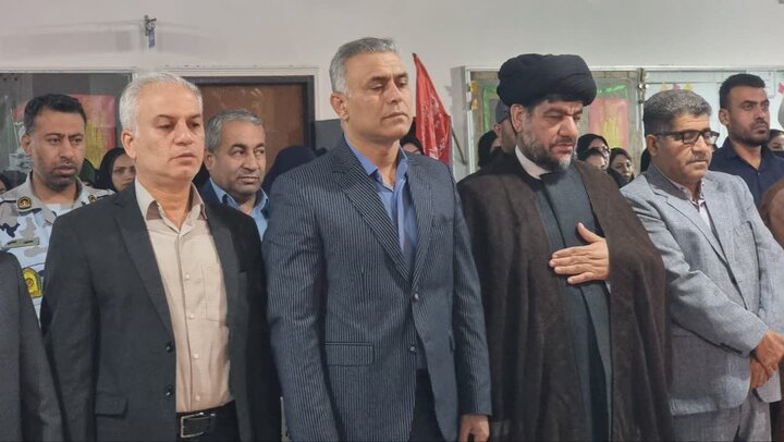 تصاویر/ استقبال از شهید گمنام در دانشگاه آزاد گناوه