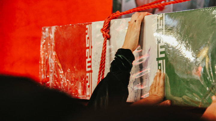 تصاویر/آیین بدرقه مردم آران و بیدگل از کاروان اهالی بهشت