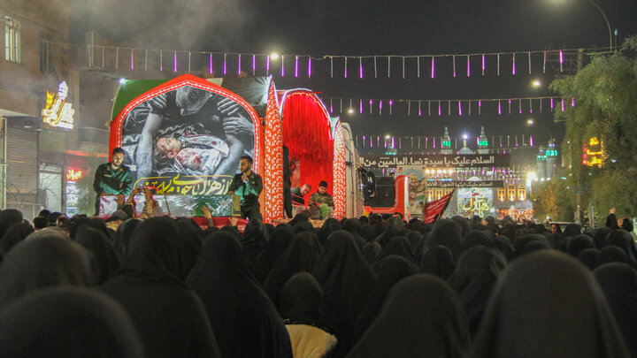 تصاویر/آیین بدرقه مردم آران و بیدگل از کاروان اهالی بهشت