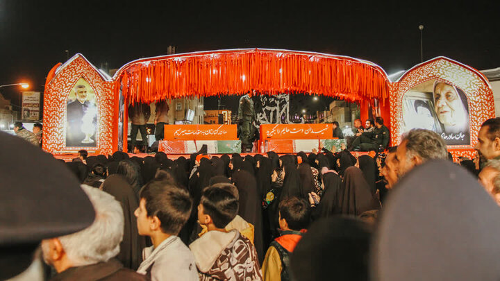 تصاویر/آیین بدرقه مردم آران و بیدگل از کاروان اهالی بهشت