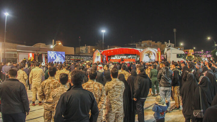 تصاویر/آیین بدرقه مردم آران و بیدگل از کاروان اهالی بهشت