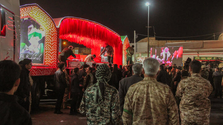 تصاویر/آیین بدرقه مردم آران و بیدگل از کاروان اهالی بهشت