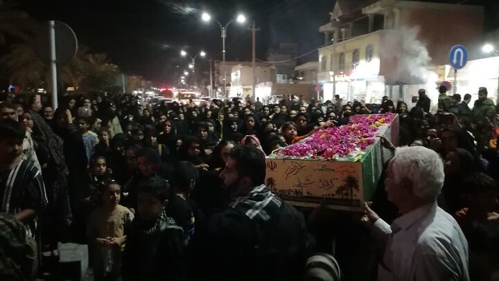 تصاویر/ استقبال از شهید گمنام در سیراف