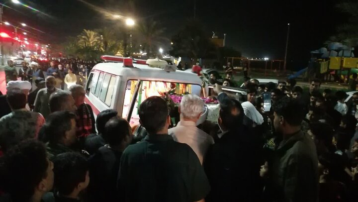 تصاویر/ استقبال از شهید گمنام در سیراف