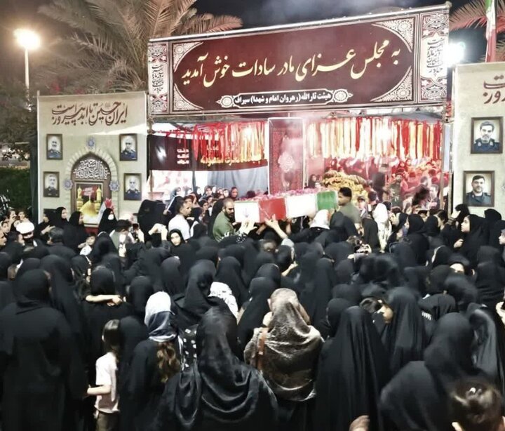 تصاویر/ استقبال از شهید گمنام در سیراف