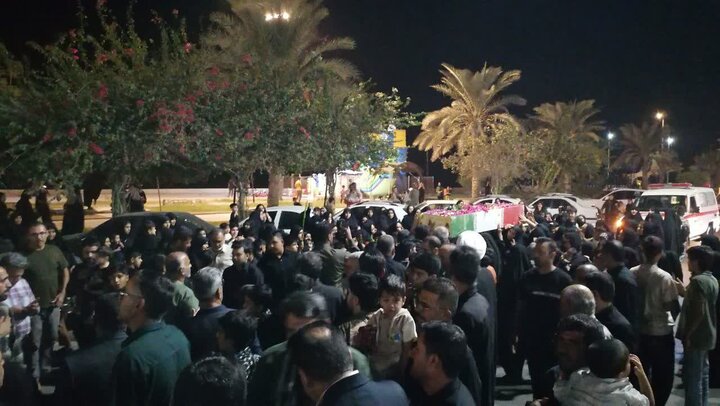 تصاویر/ استقبال از شهید گمنام در سیراف