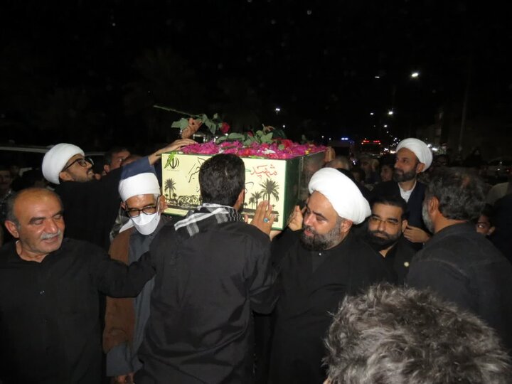 تصاویر/ استقبال از شهید گمنام در سیراف