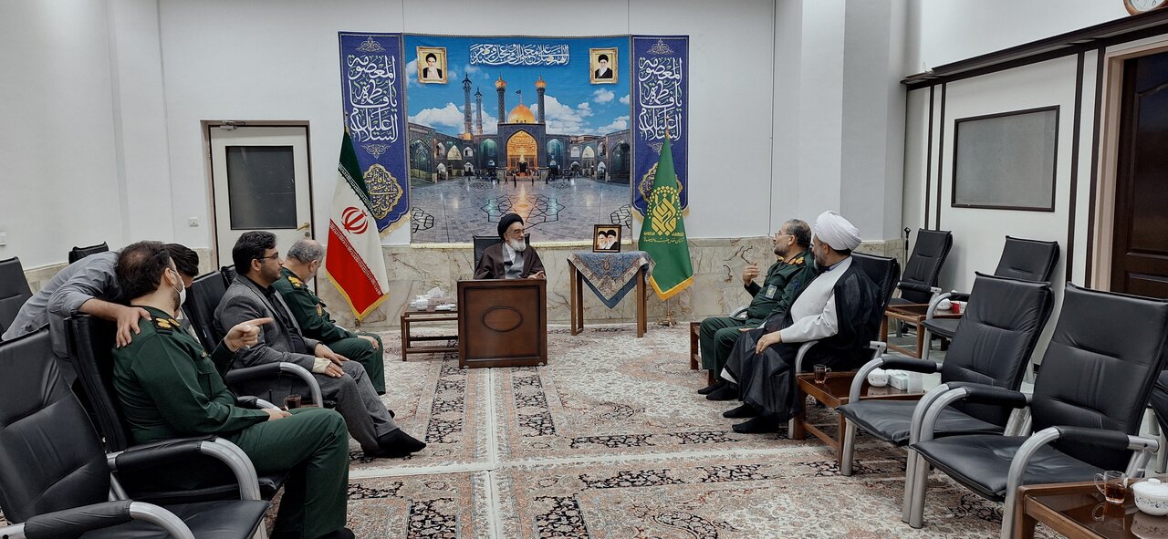 دیدار رئیس سازمان بسیج مستضعفین با تولیت آستان مقدس حضرت معصومه(س)