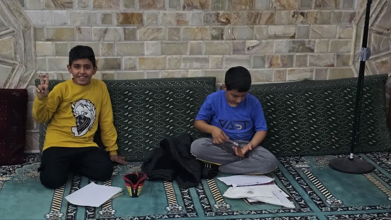 مسابقه نقاشی «علم در خدمت صلح» در کاشان برگزار شد +عکس