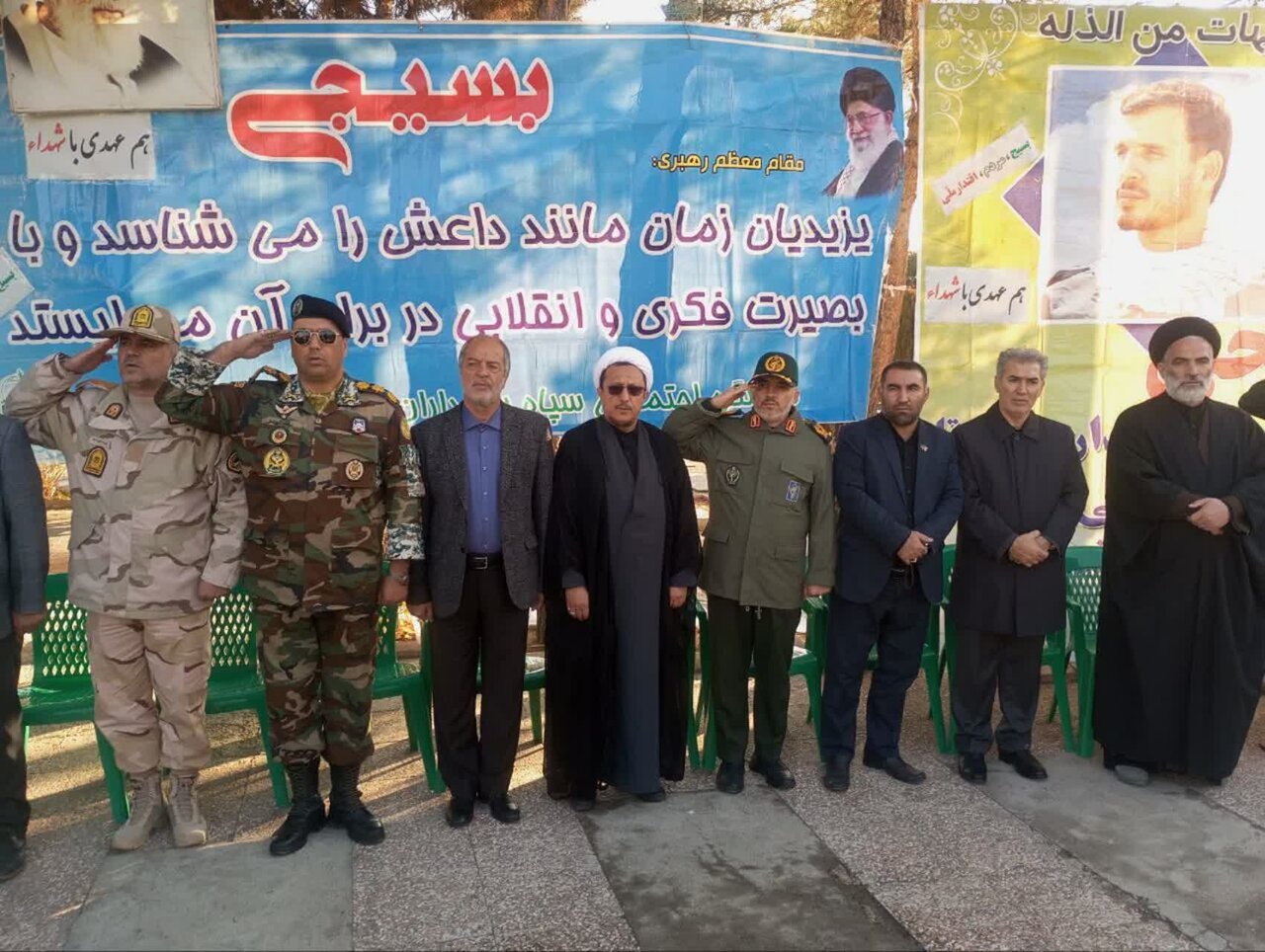 عطر احترام در مزار شهدا؛ تجدید پیمان مردم و مسئولان با آرمان‌های شهدا