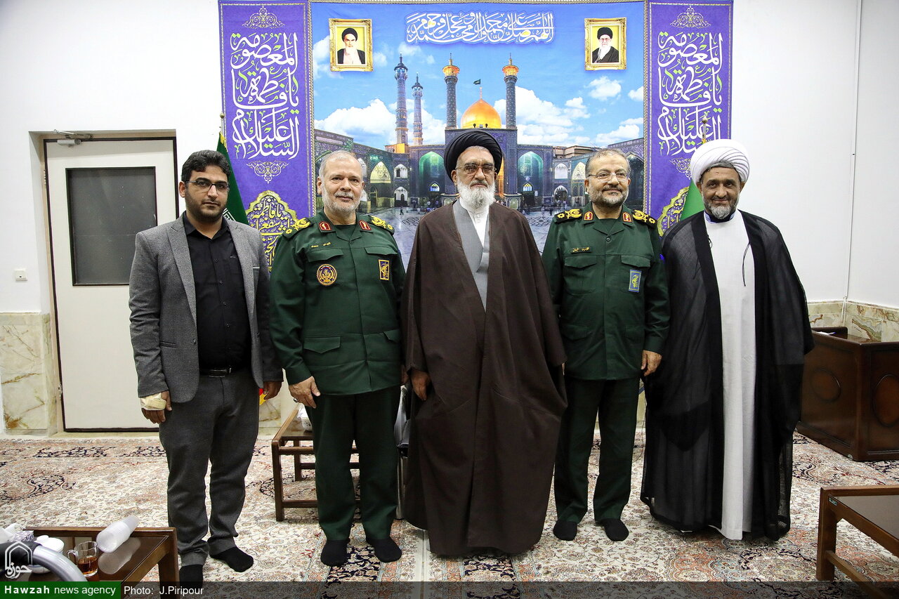 تصاویر/ دیدار رئیس سازمان بسیج مستضعفین با آیت الله سعیدی