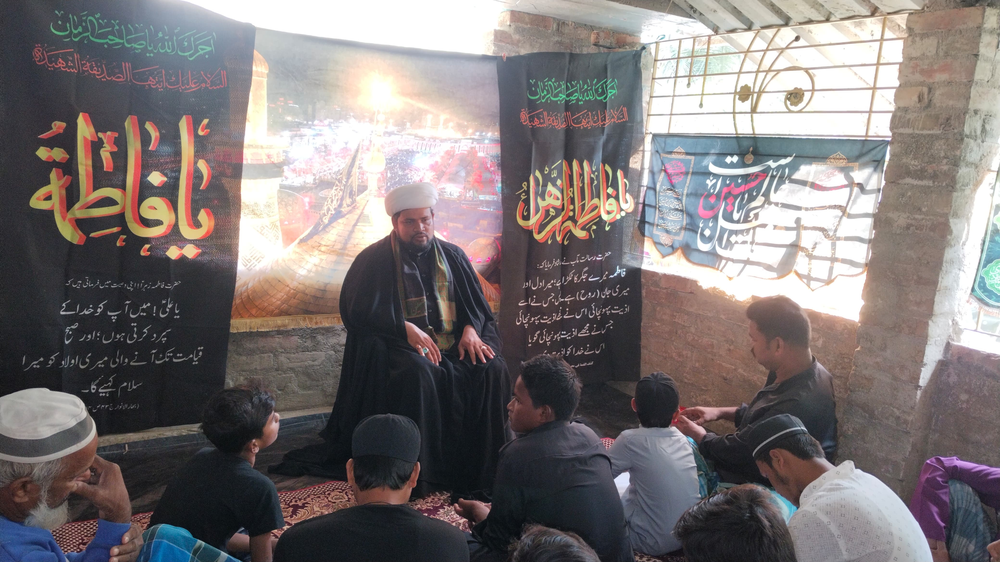 হজরত ফাতিমা যাহরা (সা.)-এর শাহাদাত বার্ষিকী উপলক্ষে শোক মজলিস