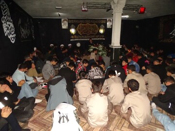 تصاویر/ مراسم شبی با شهید گمنام در هیئت فاطمیون چهاربرج