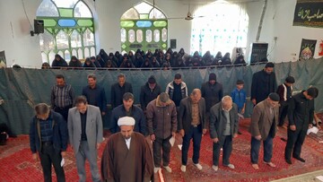 اقامه نماز باران در دهستان جور کوهبنان