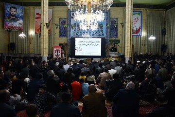 تصاویر/ یادواره ۳۰ شهید روستای قوروق شهرستان خوی