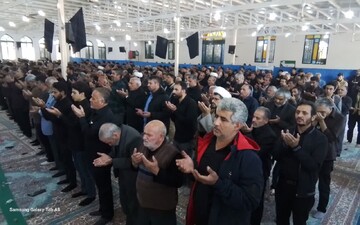 تصاویر/ نماز عبادی سیاسی نمازجمعه نوش آباد
