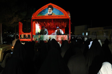 تصاویر/ مردم شهیدپرور شهر ورزنه میزبان کاروان اهالی بهشت