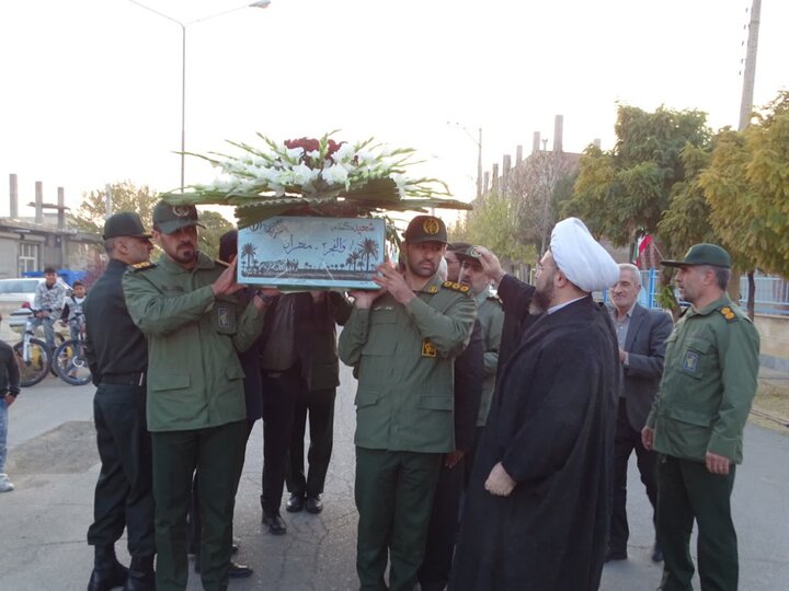 تصاویر/ استقبال باشکوه مردم ولایت مدار شهرستان چهاربرج از شهید گمنام