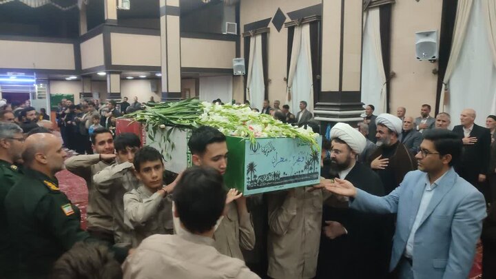 تصاویر/ شبی با شهید گمنام در شهرستان چهاربرج