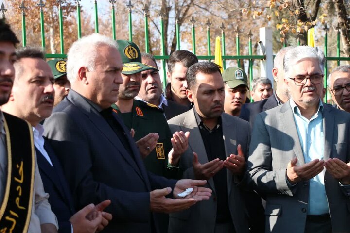 تصاویر/ استقبال مردم شهرستان خوی از شهید گمنام