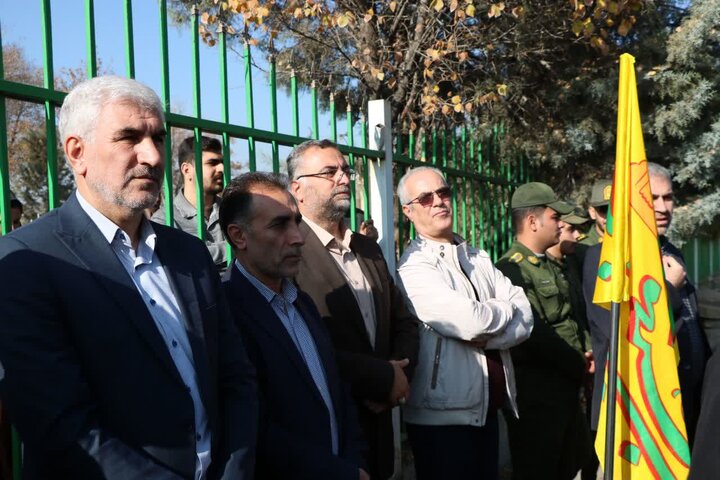 تصاویر/ استقبال مردم شهرستان خوی از شهید گمنام