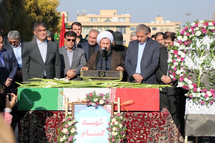 تصاویر/ استقبال مردم شهرستان خوی از شهید گمنام