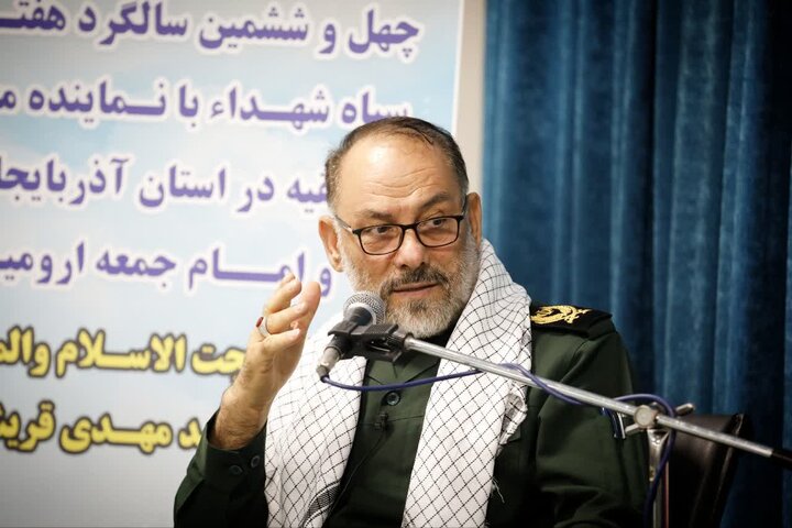 تصاویر/ دیدار اعضای ستاد بزرگداشت چهل و ششمین سالگرد هفته بسیج سپاه شهدای آذربایان غربی با نماینده ولی فقیه در استان