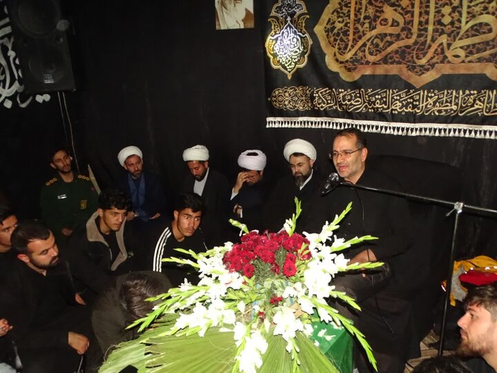تصاویر/ مراسم شبی با شهید گمنام در هیئت فاطمیون چهاربرج