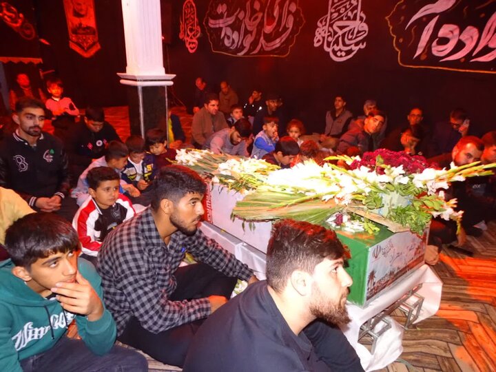 تصاویر/ مراسم شبی با شهید گمنام در هیئت فاطمیون چهاربرج