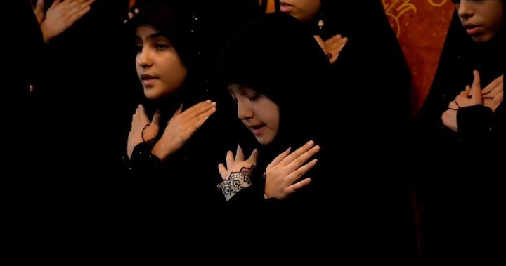 تصاویر/ مراسم عزاداری حضرت زهرا (س) در مدرسه علمیه شاهین دژ