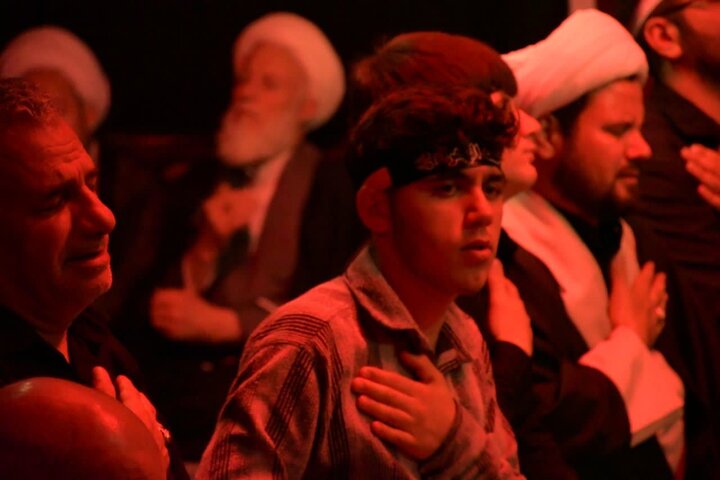 تصاویر/ مراسم عزاداری حضرت زهرا (س) در مدرسه علمیه شاهین دژ