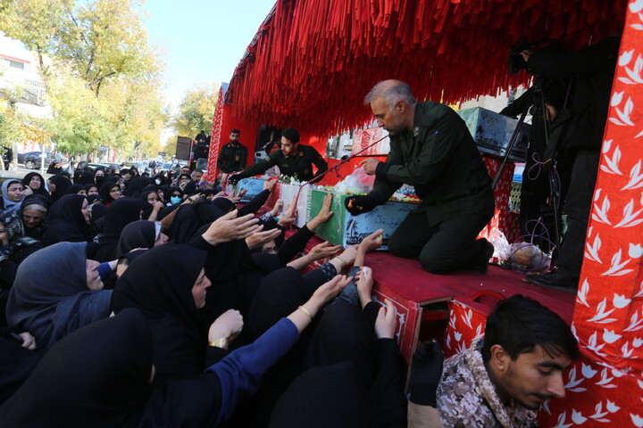 تصاویر/مردم شهیدپرور شهرهای گلپایگان، آران و بیدگل و کاشان میزبان کاروان اهالی بهشت