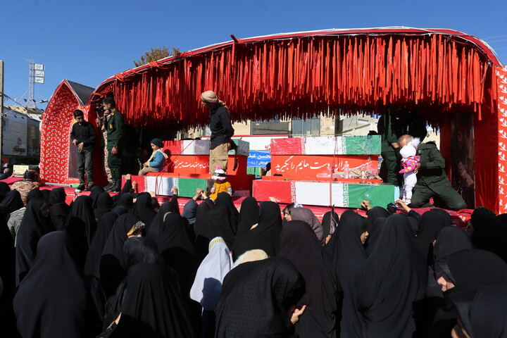 تصاویر/مردم شهیدپرور شهرهای گلپایگان، آران و بیدگل و کاشان میزبان کاروان اهالی بهشت