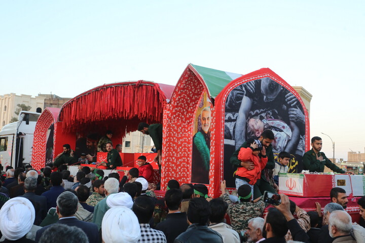 تصاویر/مردم شهیدپرور شهرهای گلپایگان، آران و بیدگل و کاشان میزبان کاروان اهالی بهشت