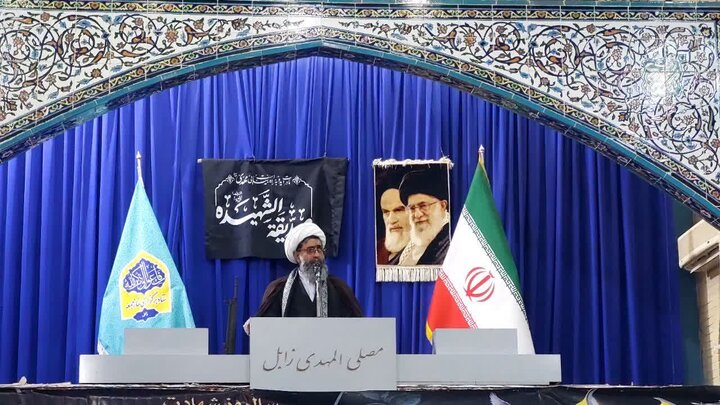 تصاویر/ آیین عبادی سیاسی نماز جمعه شهرستان زابل