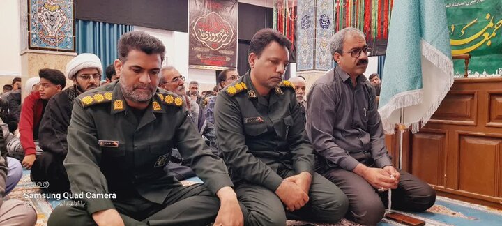 تصاویر/ آیین عبادی سیاسی نماز جمعه شهرستان نیمروز