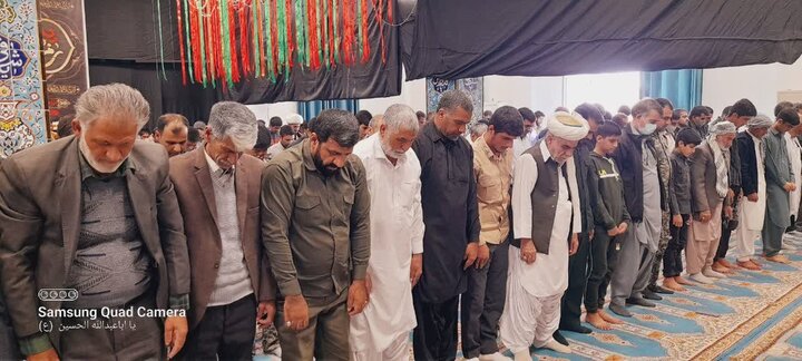 تصاویر/ آیین عبادی سیاسی نماز جمعه شهرستان نیمروز