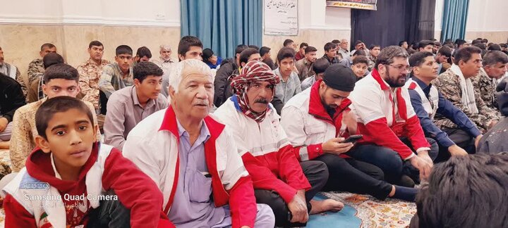 تصاویر/ آیین عبادی سیاسی نماز جمعه شهرستان نیمروز