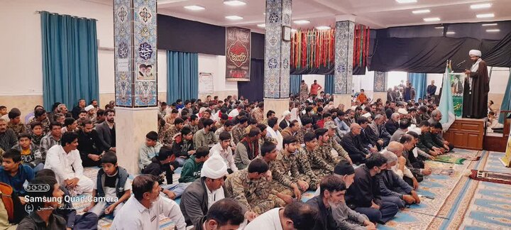 تصاویر/ آیین عبادی سیاسی نماز جمعه شهرستان نیمروز